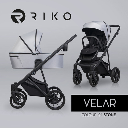 Riko Velar Wózek Głęboko-Spacerowy 01 Stone