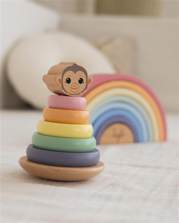 Joueco The Wildies Drewniana wieża małpka
