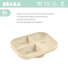 Beaba Silikonowy trójdzielny talerz z przyssawką Clay