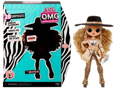 L.O.L. Lol Surprise OMG Doll Laleczka Da Boss Series 3 Doll Da Boss