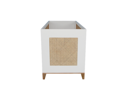 Theo Bebe Nami Łóżeczko Ratanowe 60x120cm Neige