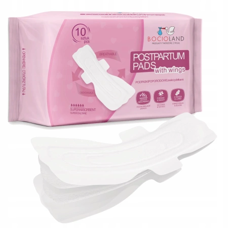 Bocioland Podkłady Poporodowe Wysokochłonne 10 Sztuk