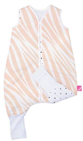 Motherhood śpiworek z Nogawkami Ocieplany 1-1,5 Roku Zebra Łososiowa