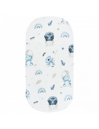 Bonjour Cherie Bambusowe Prześcieradło do Gondoli i Kosza Mojżesza 35x75cm Dino