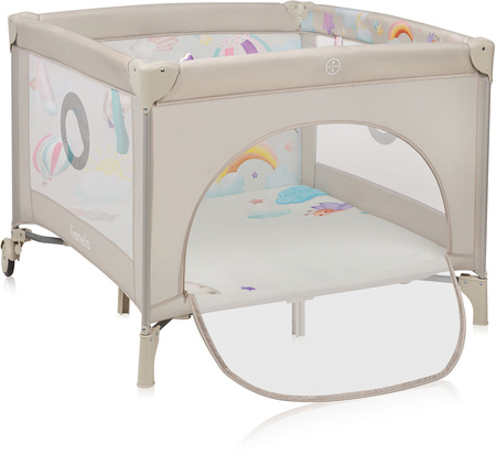 Lionelo Millie Plus - wielofunkcyjny kojec dziecięcy | Grey Beige