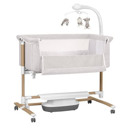 Carrello Bloom CRL-10304 Łóżeczko Dostawne Silk Beige