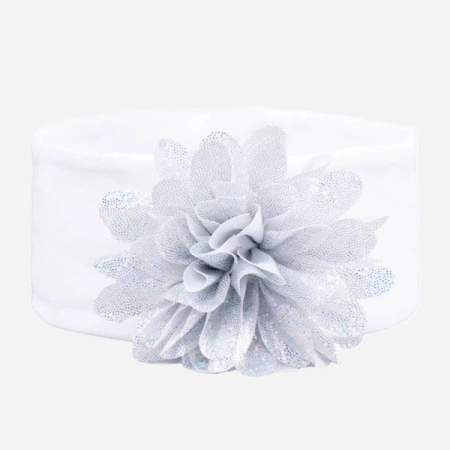 Yoclub! Opaska Dziewczęca Biała 38-44