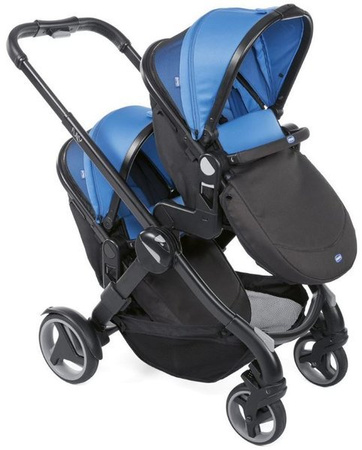 Chicco Fully Twin Bliźniaczy Wózek Wielofunkcyjny Power Blue