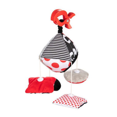 Canpol Babies Kontrastowa Karuzelka Podróżna Do Wózka/Fotelika Sensory 68/083