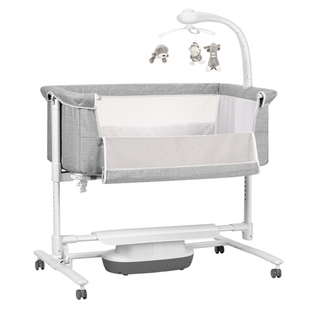 Carrello Bloom CRL-10304 Łóżeczko Dostawne Anchor Grey