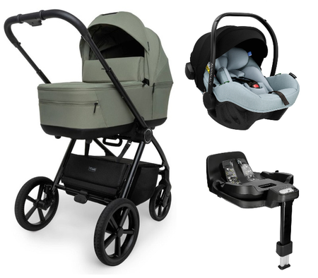 Muuvo One Wózek Głęboko-Spacerowy + Avionaut Pixel Pro 2.0 C Fotelik Samochodowy + Baza