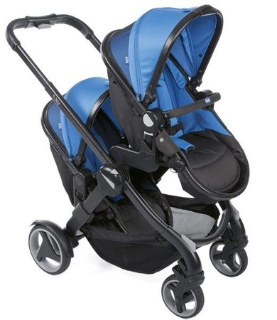 Chicco Fully Twin Bliźniaczy Wózek Wielofunkcyjny Power Blue