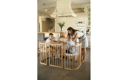 Waldin Łóżeczko Dziecięce 7w1 z Materacem Natural