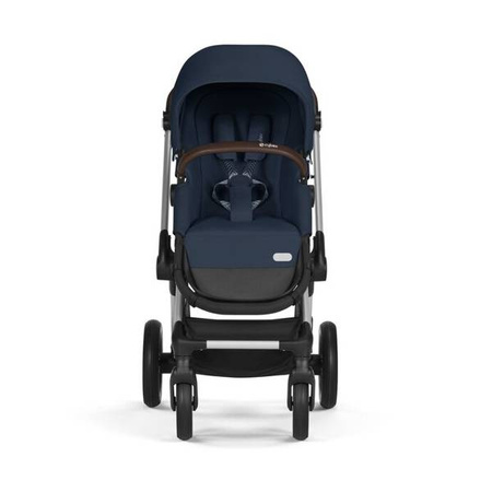 Cybex Eos Lux Wózek Głęboko-Spacerowy Rama Srebrna Ocean Blue