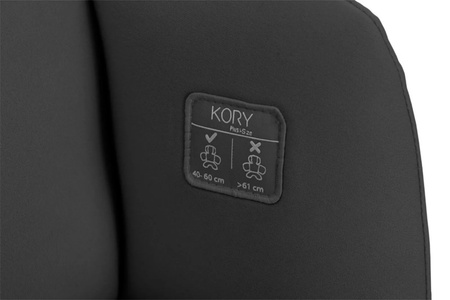 Chicco Kory Plus i-Size Fotelik Samochodowy 0-13 kg Black Satin