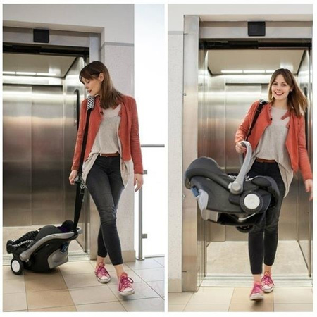 Rollersy Adaptery z Kółkami do Fotelików Samochodowych Turquoise