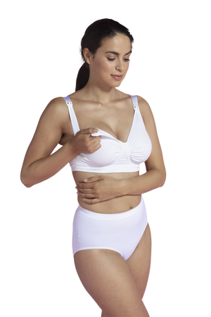 Carriwell Gelwire Bezszwowy Biustonosz Do Karmienia Z Wkładką Formującą Xxl 3404 Biały