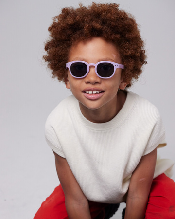 IZIPIZI Okulary Przeciwsłoneczne dla Dzieci 5-10 lat Lilac C