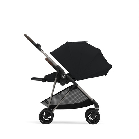 Cybex Melio Wózek Głeboko-Spacerowy Magic Black + Cloud G I-Size