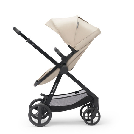Kinderkraft Newly Mink Pro 3w1 Wózek Głęboko-Spacerowy + Fotelik Samochodowy 0-13kg Sand Beige