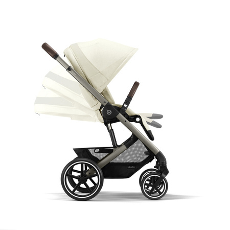 Cybex Balios S Lux Wózek Głęboko-Spacerowy Seashell Beige 2023 Rama Taupe