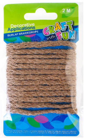 Craft With Fun Sznurek Jutowy Dekoracyjny