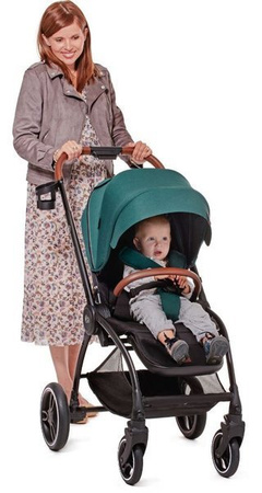 Kinderkraft Evolution Wózek Spacerowy + Cocoon Midnight Green