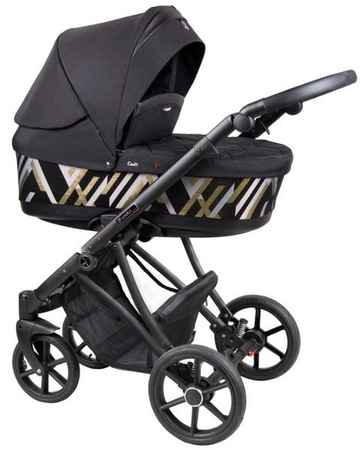 Coletto Craft Wózek Głęboko-Spacerowy 2w1 C-06 Czarna Rama
