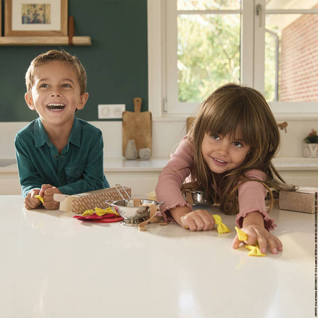 Janod Filcowy Zestaw Makaronów Z Akcesoriami Do Przyrządzania Włoskiej Pasty 3+