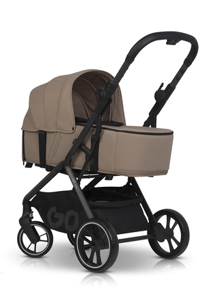 EasyGo Zoya Wózek Głęboko-Spacerowy 2w1 Z Torbą Golden Beige