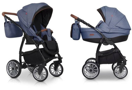Euro-Cart Passo Pro Wózek Głęboko-Spacerowy 2w1 Denim 03