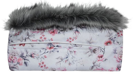 Uniwersalna Mufka Do Wózka MF-03 Szare Róże