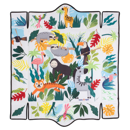 Kinderkraft Baby Tiger Mata Edukacyjna Tropicana