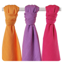 Xkko BMB Bambusowe Pieluchy 70x70 - Red Sky MIX