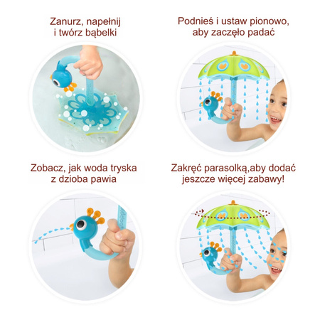 Yookidoo Zabawka Do Wody Parasolka Paw Zielona