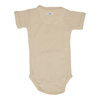Lodger Body kopertowe niemowlęce krótki rękaw bawełniane beżowe Ciumbelle Ivory r. 56