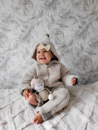 Zaffiro Nevada Kombinezon Wełniany Dla Dzieci 50/56 Beige