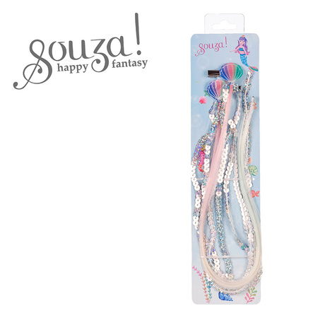 Souza! Spinki do włosów doczepiane pasemka muszelki Jody 2 szt.