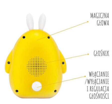 Alilo Króliczek Happy Bunny P1 Żółty