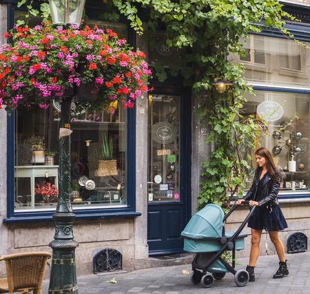 Greentom Wózek Carrycot Black-Sage