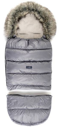 Zaffiro Grow Up 2.0 Śpiwór Do Wózka Plusz Pastel Grey