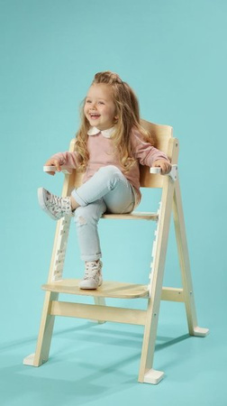 Lionelo Floris Krzesełko Do Karmienia Beżowe || Natural White