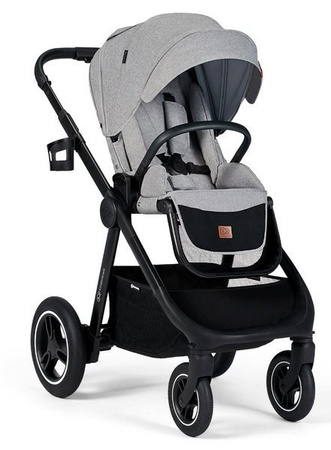 Kinderkraft Everyday Wózek Wielofunkcyjny 2w1 Light Grey