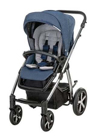 Baby Design Husky 2022 Wózek Głęboko-Spacerowy 117 Graphite Koła Pompowane
