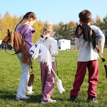 Hoppihorse Koń na Kiju Hobby Horse A3 Ciemny Brąz 66cm