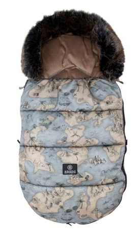 Makaszka Śpiworek Premium Do Wózka 12-36m Treasure Islands