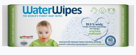 Water Wipes SoapBerry - Chusteczki Z Wyciągiem z Orzechów Mydlanych