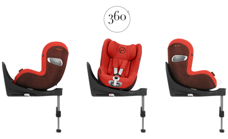 Cybex Sirona Z I-Size + Baza Z-fix Fotelik Samochodowy 0-18kg Passion Pink Plus