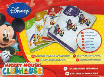 Lisciani Klub Myszki Miki Gigantyczne Karty Do Gry 