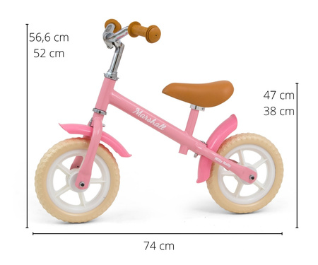Milly Mally Rowerek Biegowy Marshall Pink